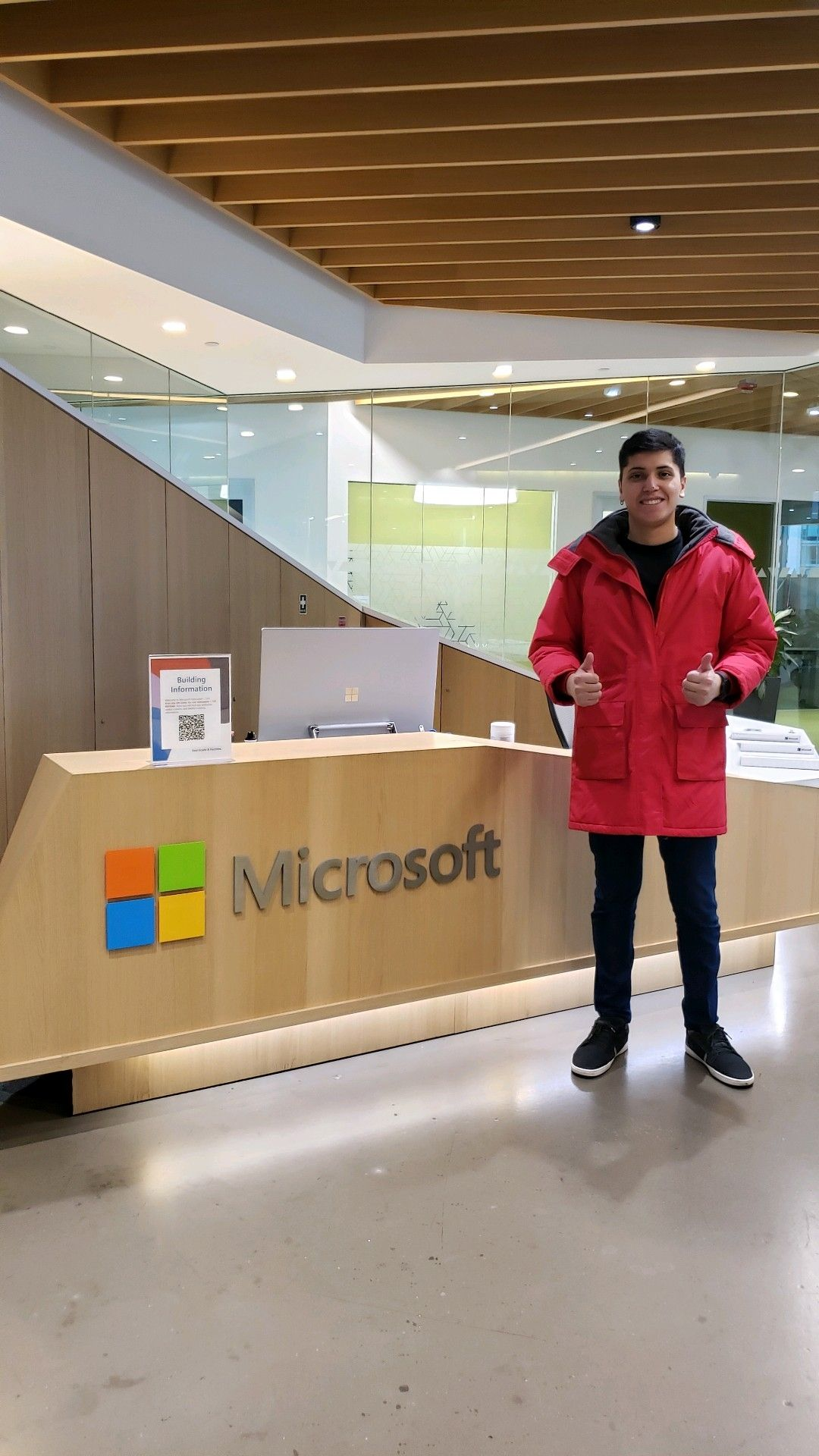 Benja en Microsoft Canada